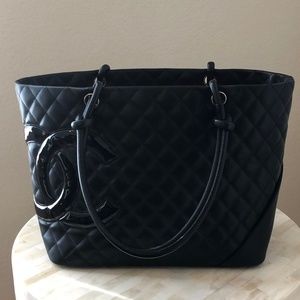 Authentic Chanel Cambon tote bag